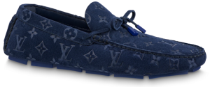 Giày Louis Vuitton Driver Moccasins ‘Navy Blue’ 1AAF1C