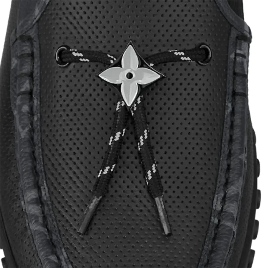 Alternative view of Giày Louis Vuitton Lv Racer Moccasin 'Black' 1A9ZH6