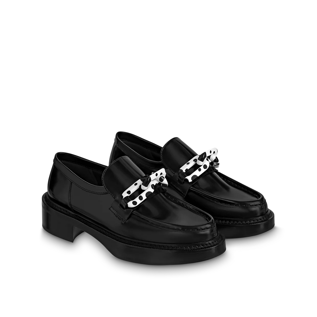 Giày Louis Vuitton x YK Academy Loafers 'Black' 1AB9JW - Ảnh 2