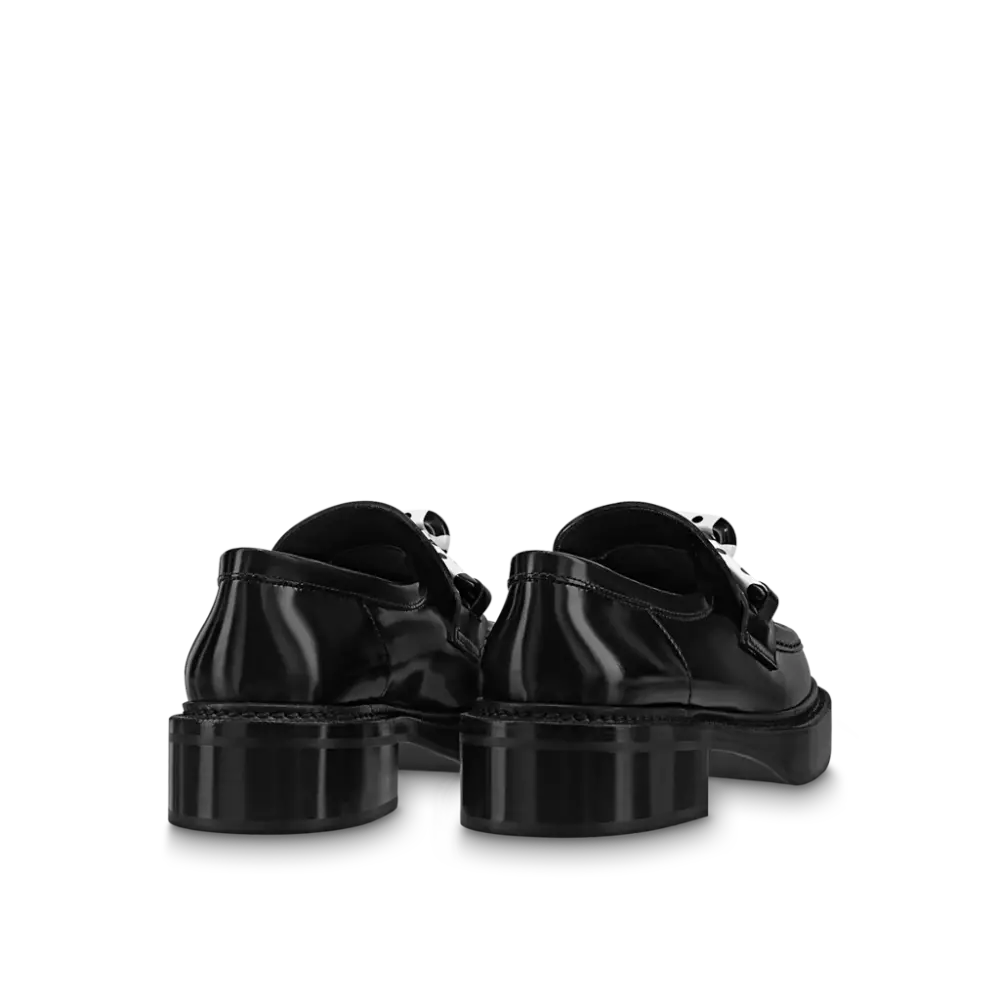 Giày Louis Vuitton x YK Academy Loafers 'Black' 1AB9JW - Ảnh 3