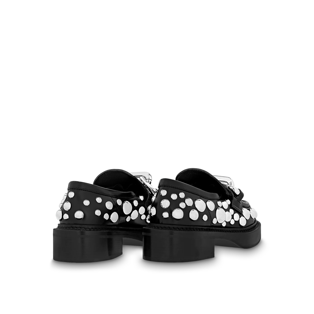 Giày Louis Vuitton x Yk Academy Loafers 'Black White Dots' 1AB9KB - Ảnh 4