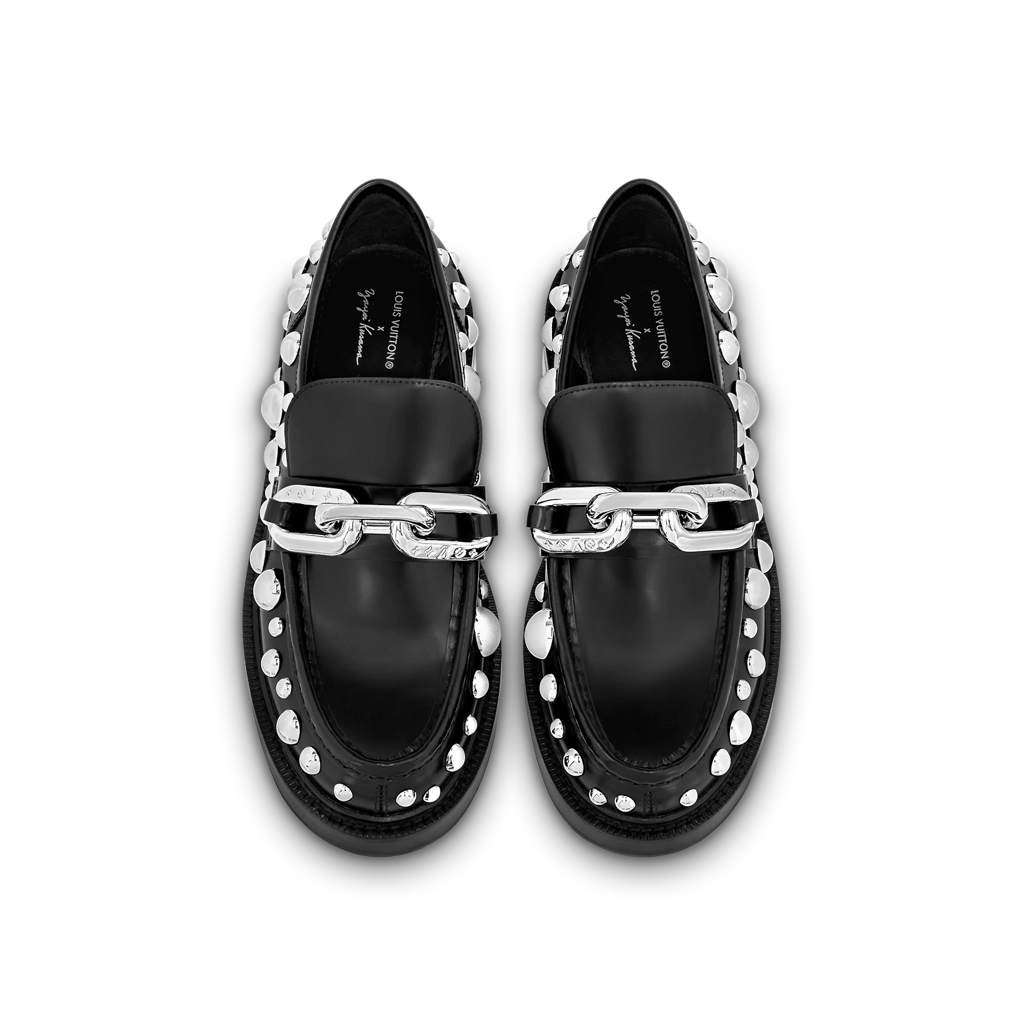 Giày Louis Vuitton x Yk Academy Loafers 'Black White Dots' 1AB9KB - Ảnh 5