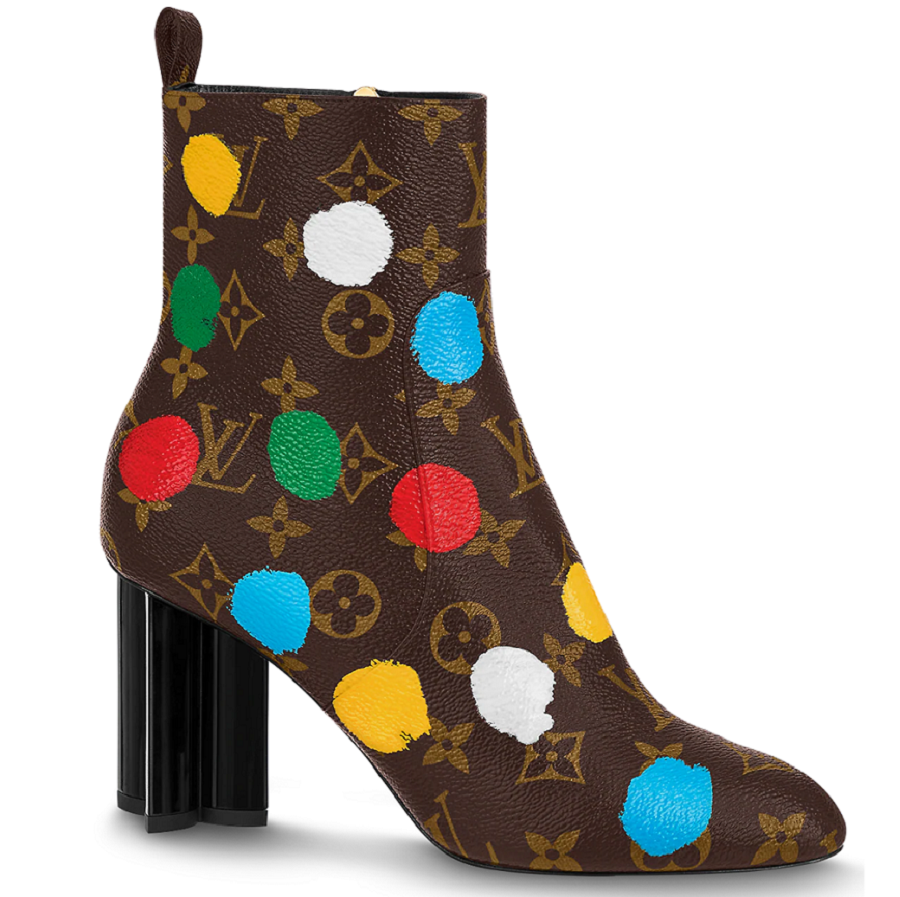 Giày Louis Vuitton x Yk Silhouette Ankle Boots 'Brown' 1AB9W9