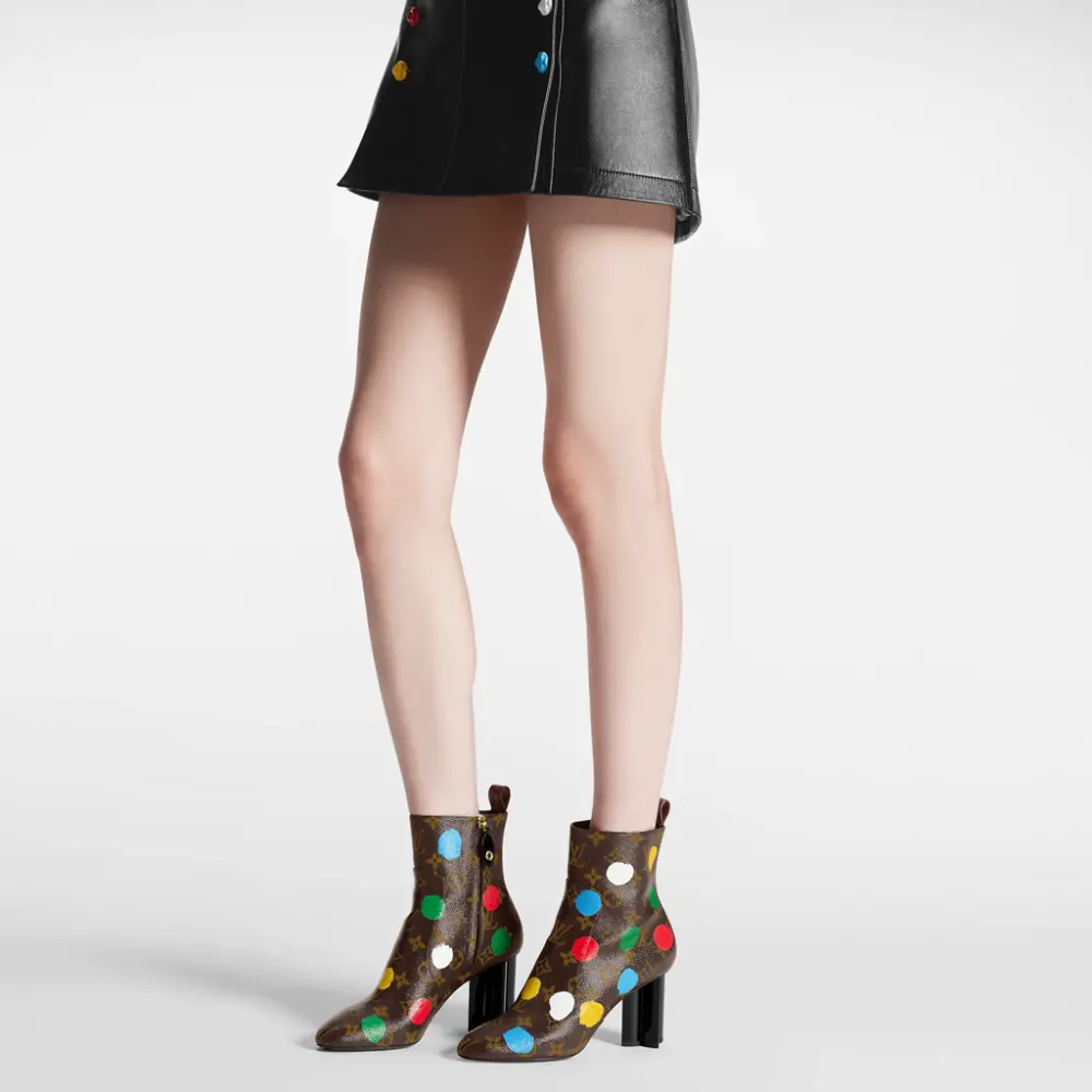Alternative view of Giày Louis Vuitton x Yk Silhouette Ankle Boots 'Brown' 1AB9W9