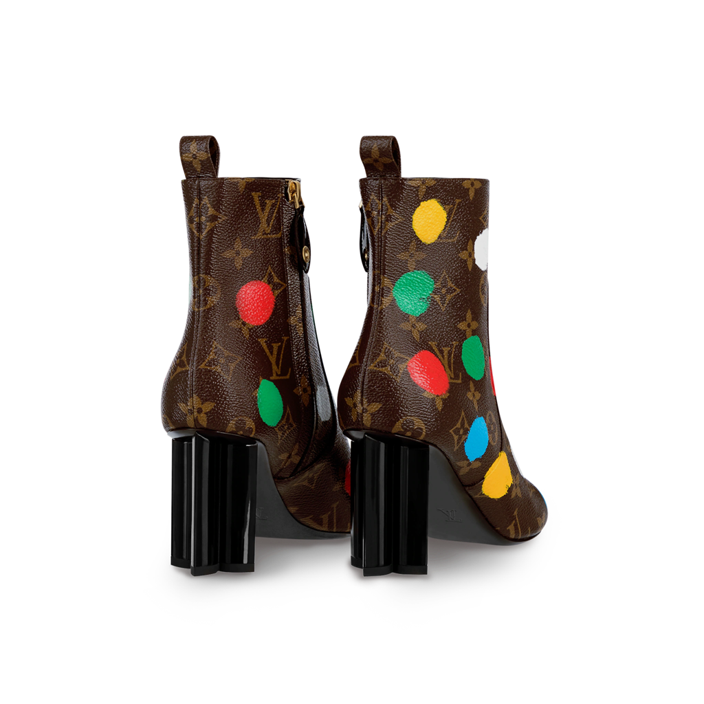 Giày Louis Vuitton x Yk Silhouette Ankle Boots 'Brown' 1AB9W9 - Ảnh 5