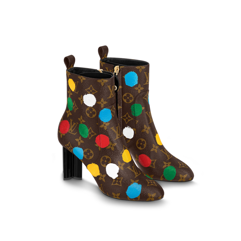 Giày Louis Vuitton x Yk Silhouette Ankle Boots 'Brown' 1AB9W9 - Ảnh 4