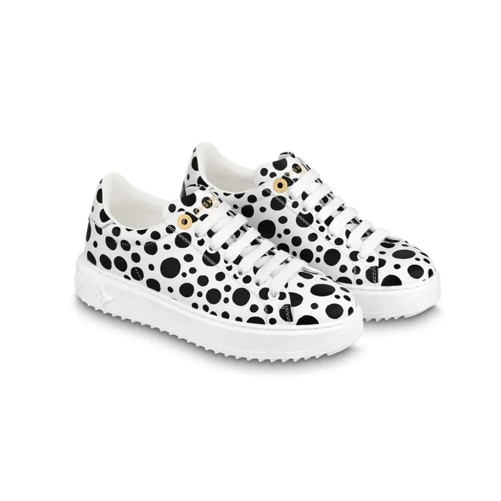 Giày Louis Vuitton x Yk Time Out Trainers 'White Black' 1AB9VA - Ảnh 3