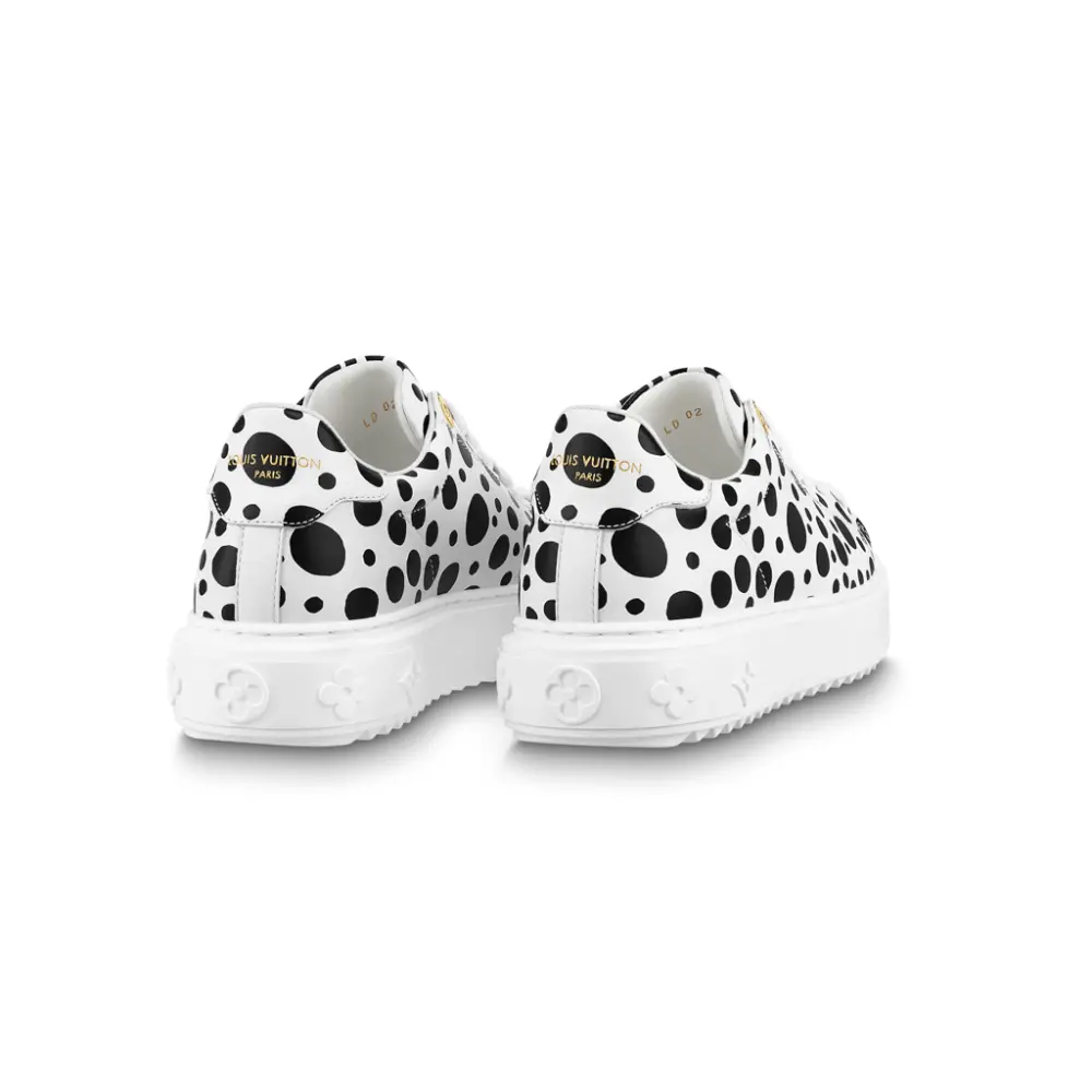 Giày Louis Vuitton x Yk Time Out Trainers 'White Black' 1AB9VA - Ảnh 4