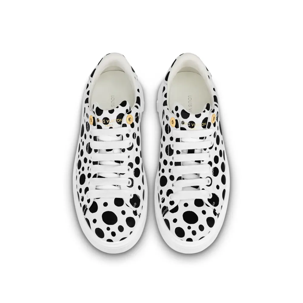 Giày Louis Vuitton x Yk Time Out Trainers 'White Black' 1AB9VA - Ảnh 5