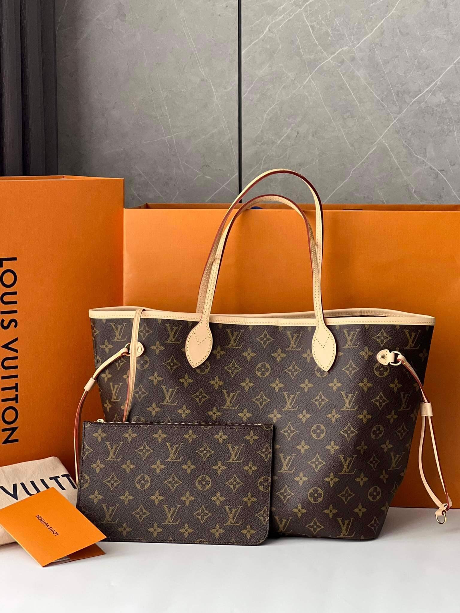 Túi Louis Vuitton Neverfull MM Monogram Canvas M40995 - Ảnh 2