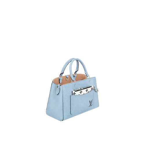 Túi Louis Vuitton Marelle BB Tote 'Bleu Nuage Blue' M59950 - Ảnh 4