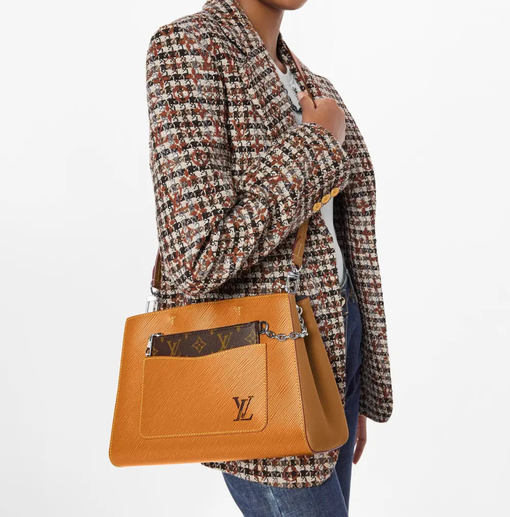 Alternative view of Túi Louis Vuitton Marelle MM Tote 'Gold Miel Brown' M59953