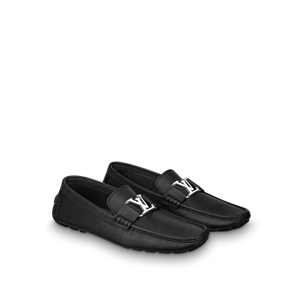 Giày Louis Vuitton Monte Carlo Moccasin 'Black' 1A3K2F - Ảnh 3