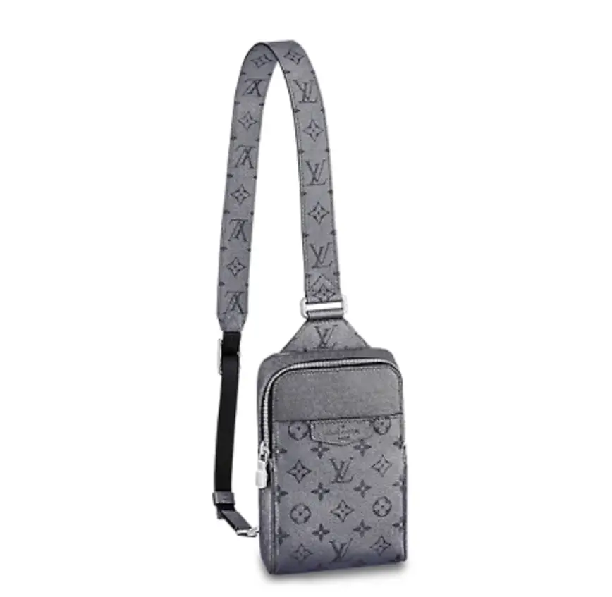 Túi Louis Vuitton Outdoor Sling Bag 'Gunmetal Grey' M30833 - Ảnh 4