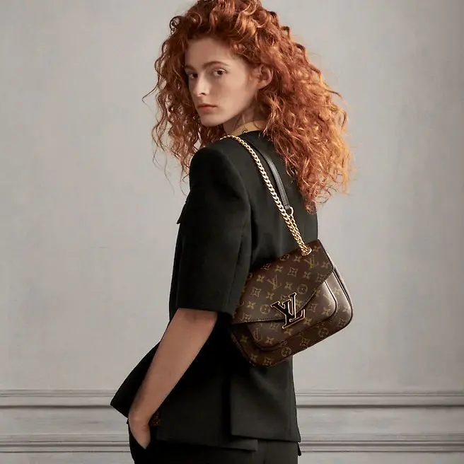 Túi Louis Vuitton Passy Monogram Canvas Brown Handbag M45592 - Ảnh 5