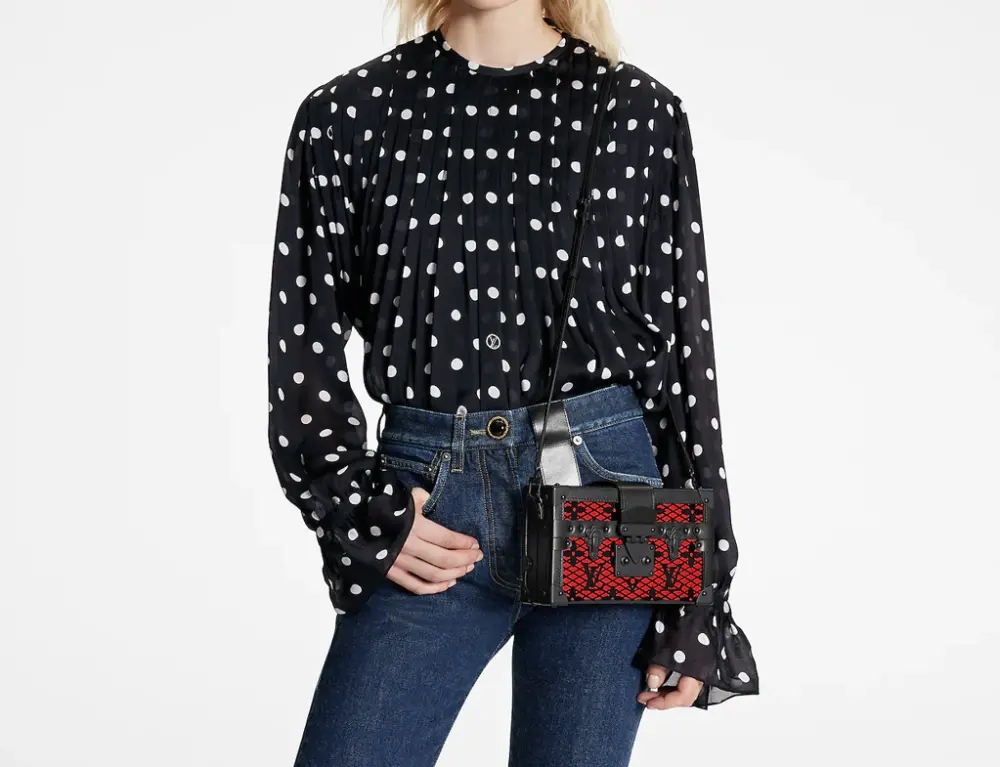 Alternative view of Túi Louis Vuitton Petite Malle 'Black' M20353