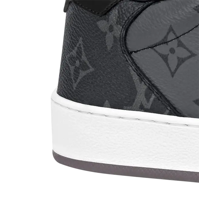 Giày Louis Vuitton Rivoli Trainer 'Black Grey' 1A8EB5 - Ảnh 5