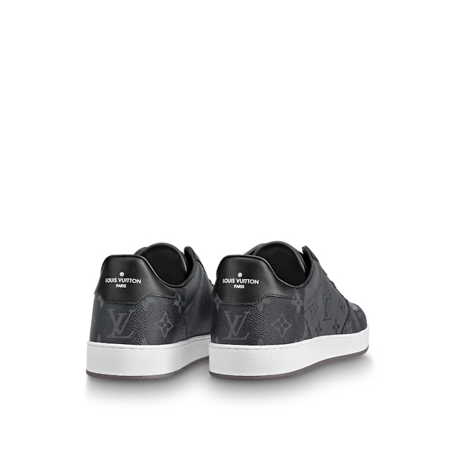 Giày Louis Vuitton Rivoli Trainer 'Black Grey' 1A8EB5 - Ảnh 3