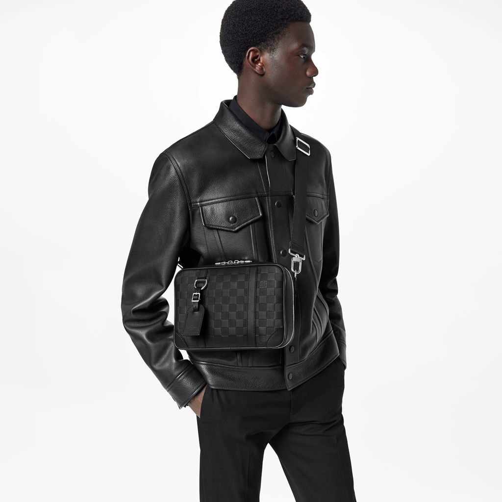 Túi Louis Vuitton Sirius Messenger 'Black' N45286 - Ảnh 3