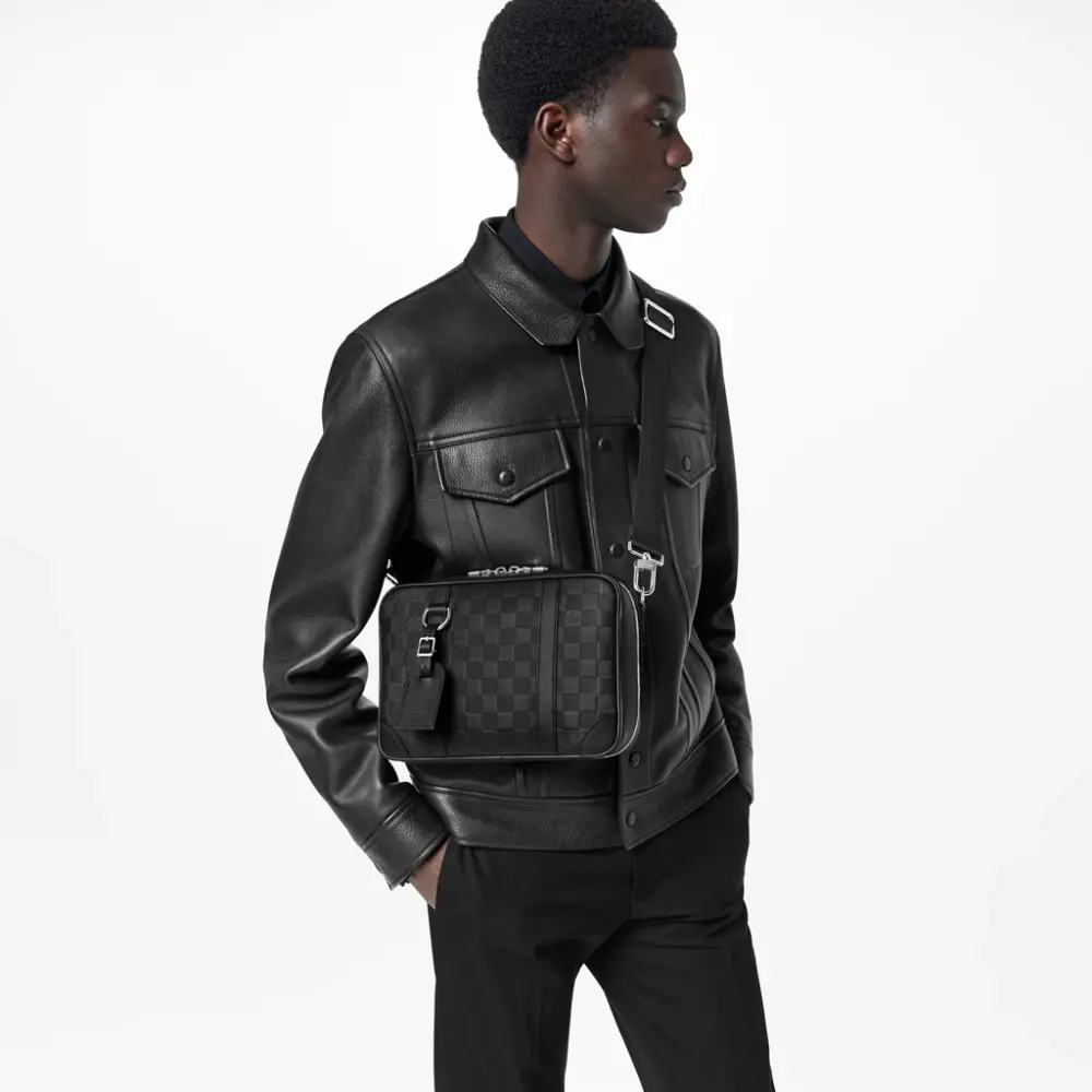 Túi Louis Vuitton Sirius Messenger 'Black' N45286 - Ảnh 3
