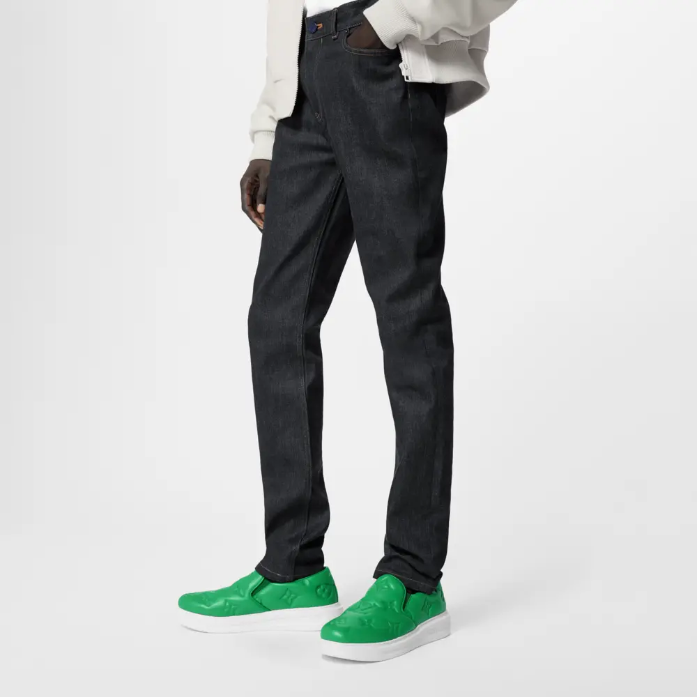 Giày Louis Vuitton Beverly Hills Slip On 'Green' 1AA7PQ - Ảnh 3