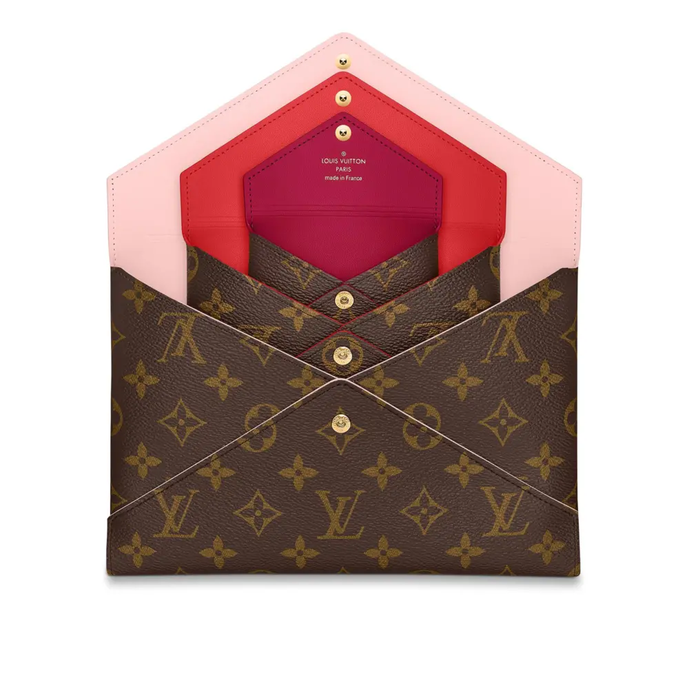 Túi Louis Vuitton Pochette Kirigami 'Brown' M62034 - Ảnh 4