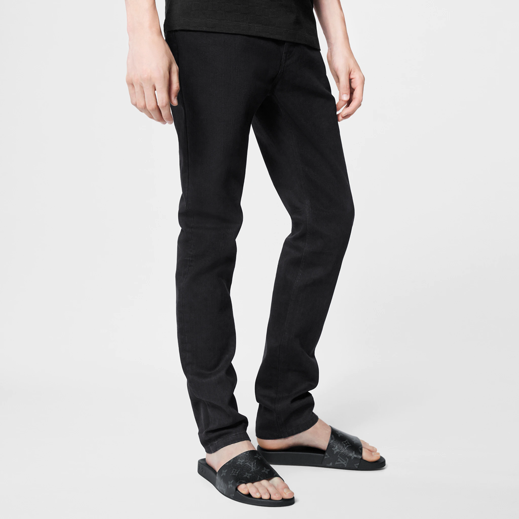 Dép Louis Vuitton Waterfront Mules 'Black' 1A3PRQ - Ảnh 2