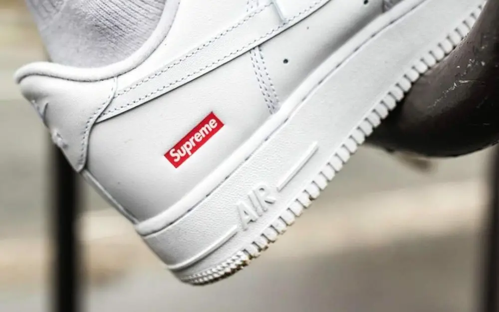 Giày Nike Air Force 1 Low Supreme 'White' CU9225-100 - Ảnh 4