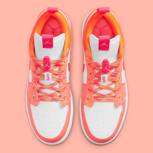 Alternative view of Giày Nike Air Jordan 1 Low Utility GS 'Pink' DJ0530-801