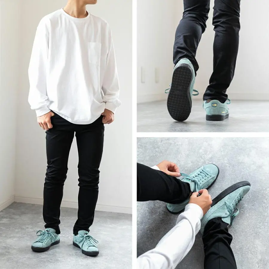 Alternative view of Giày Puma Suede Vintage 'Butter Goods Mineral Blue' 384360-01