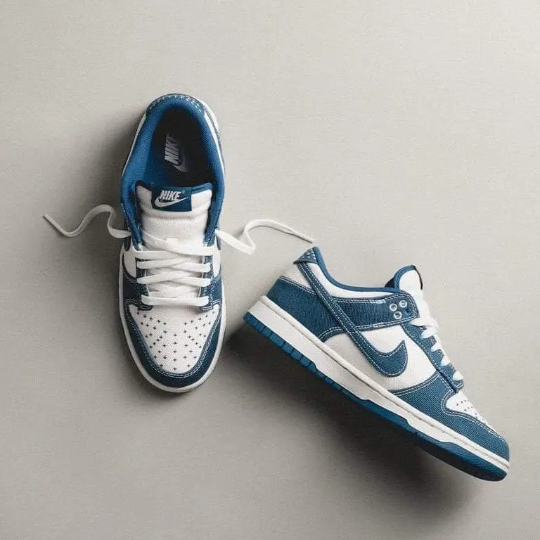 Giày Nike Dunk Low SE 'Sashiko - Industrial Blue' DV0834-101 - Ảnh 6