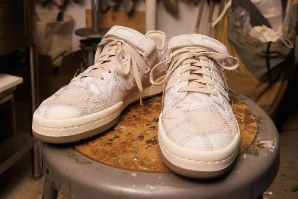 Giày Adidas Forum Low Atmos Patchwork White Tint GW3496 - Ảnh 4