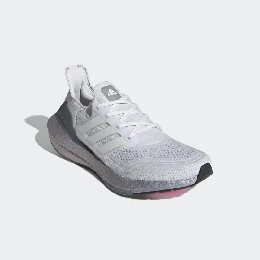 Alternative view of Giày Adidas UltraBoost 21 'Crystal White Hazy Green' FY0383