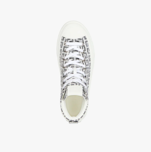 Alternative view of Giày Givenchy City High 4G Jacquard 'White Black' BE0025E10N-004