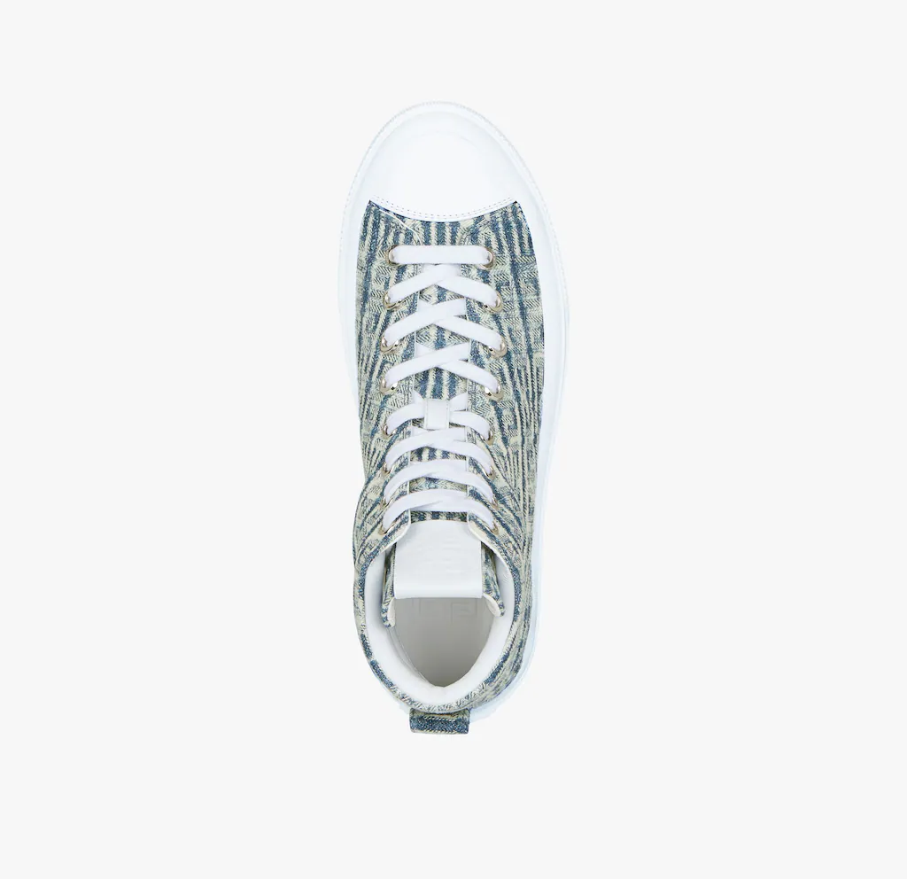 Giày Givenchy City High Top 'Denim Blue' BE0025E1EL-457 - Ảnh 3