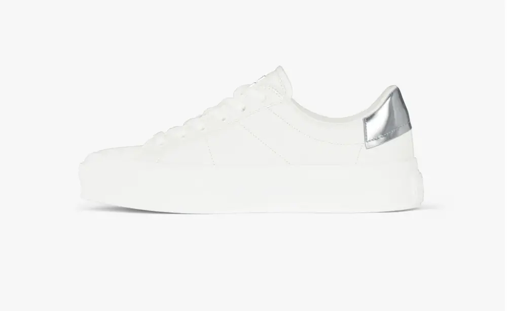 Giày Givenchy In Leather 'White Silver' BE0027E1GW-132 - Ảnh 4