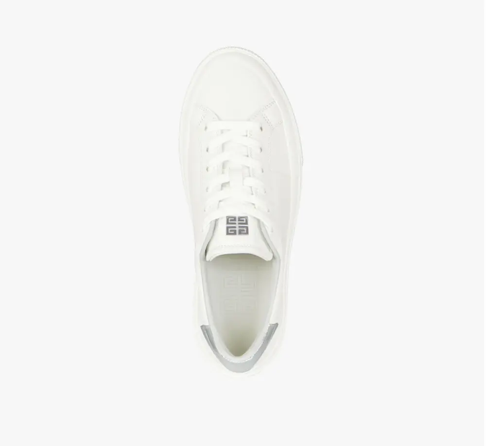 Alternative view of Giày Givenchy In Leather 'White Silver' BE0027E1GW-132