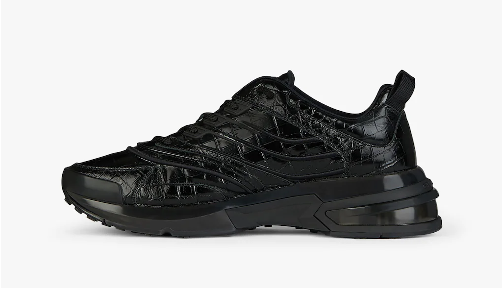 Giày Givenchy GIV 1 In Crocodile Effect Leather 'Black'BH004WH0V8-001 - Ảnh 3