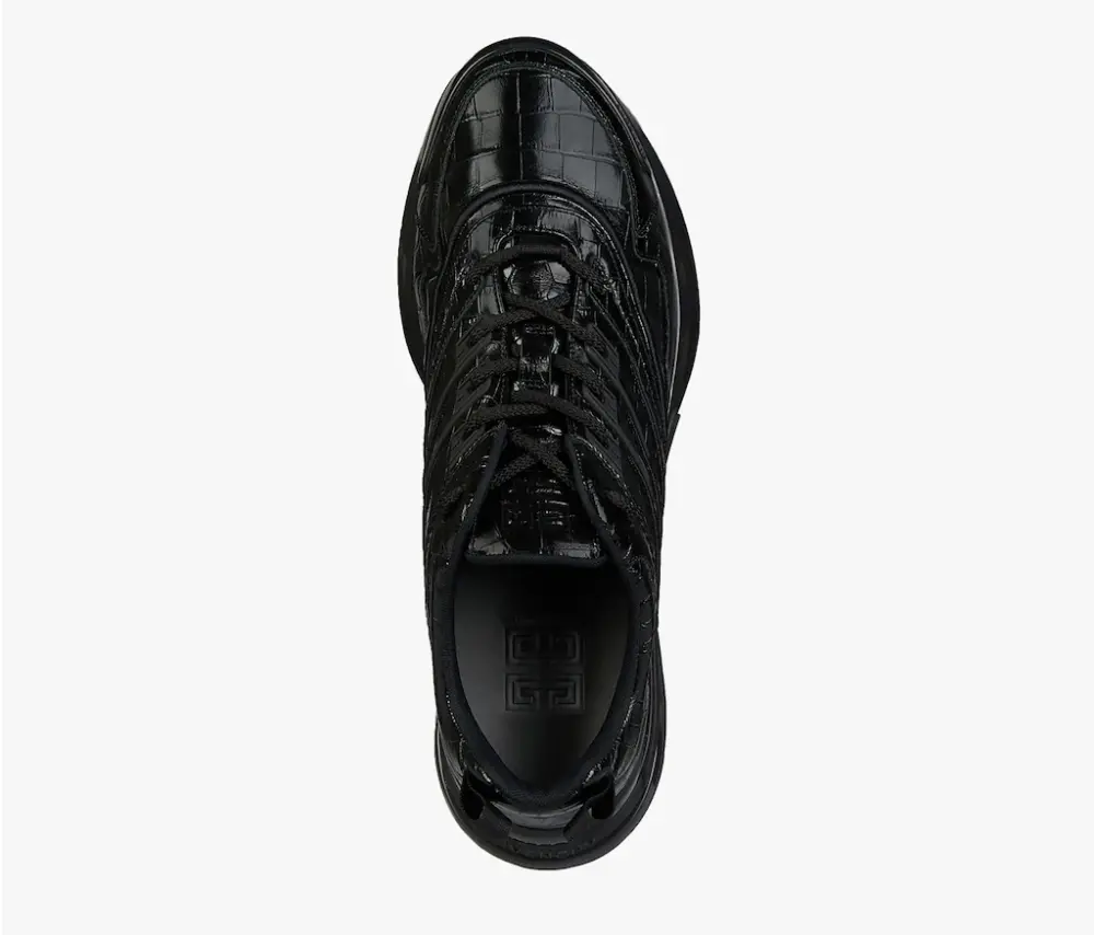 Giày Givenchy GIV 1 In Crocodile Effect Leather 'Black'BH004WH0V8-001 - Ảnh 5