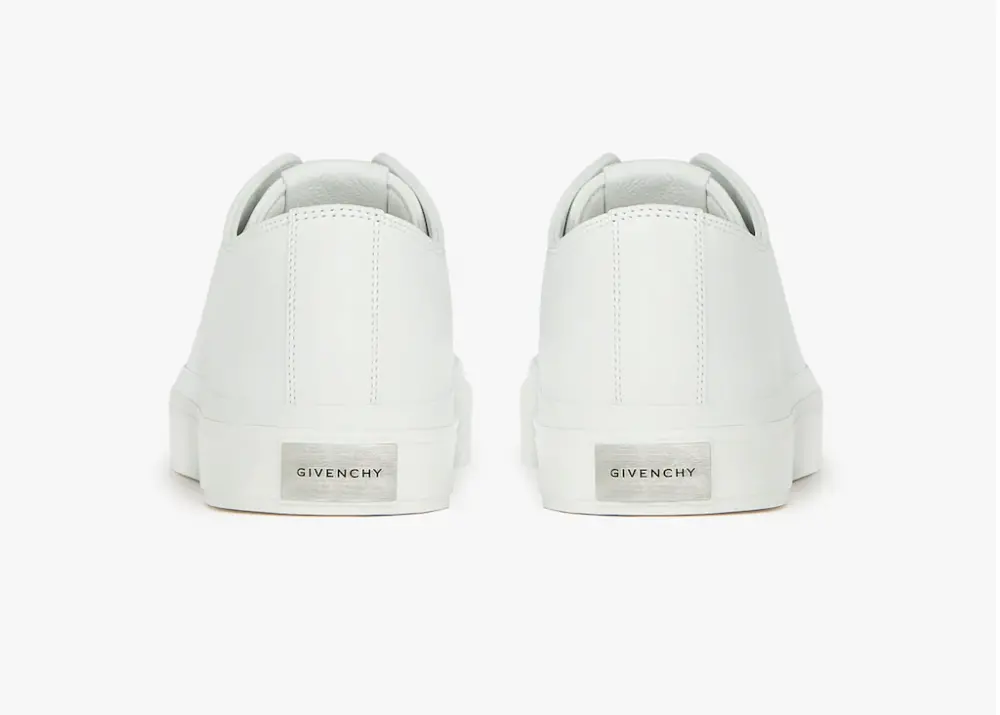 Giày Givenchy City In Grained Leather 'White' BH0050H0X2-100 - Ảnh 3
