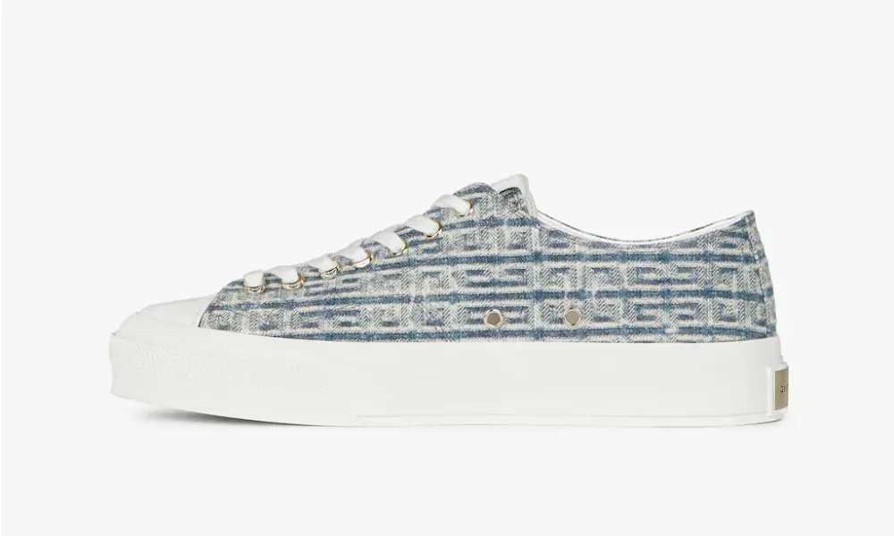 Alternative view of Giày Givenchy City In 4G Jacquard 'Denim Blue' BH006DH18M-457