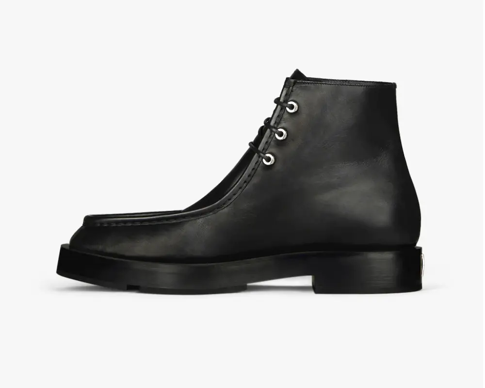 Giày Givenchy Squared Lace Up 'Black' BH6037H0Z9-001 - Ảnh 4