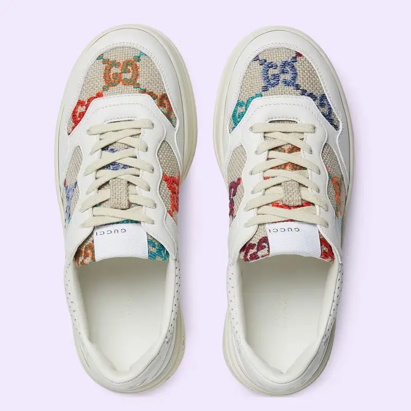 Giày Gucci GG Sneaker 'Multicolor Embroidered' 670408-AABBW-9068 - Ảnh 4