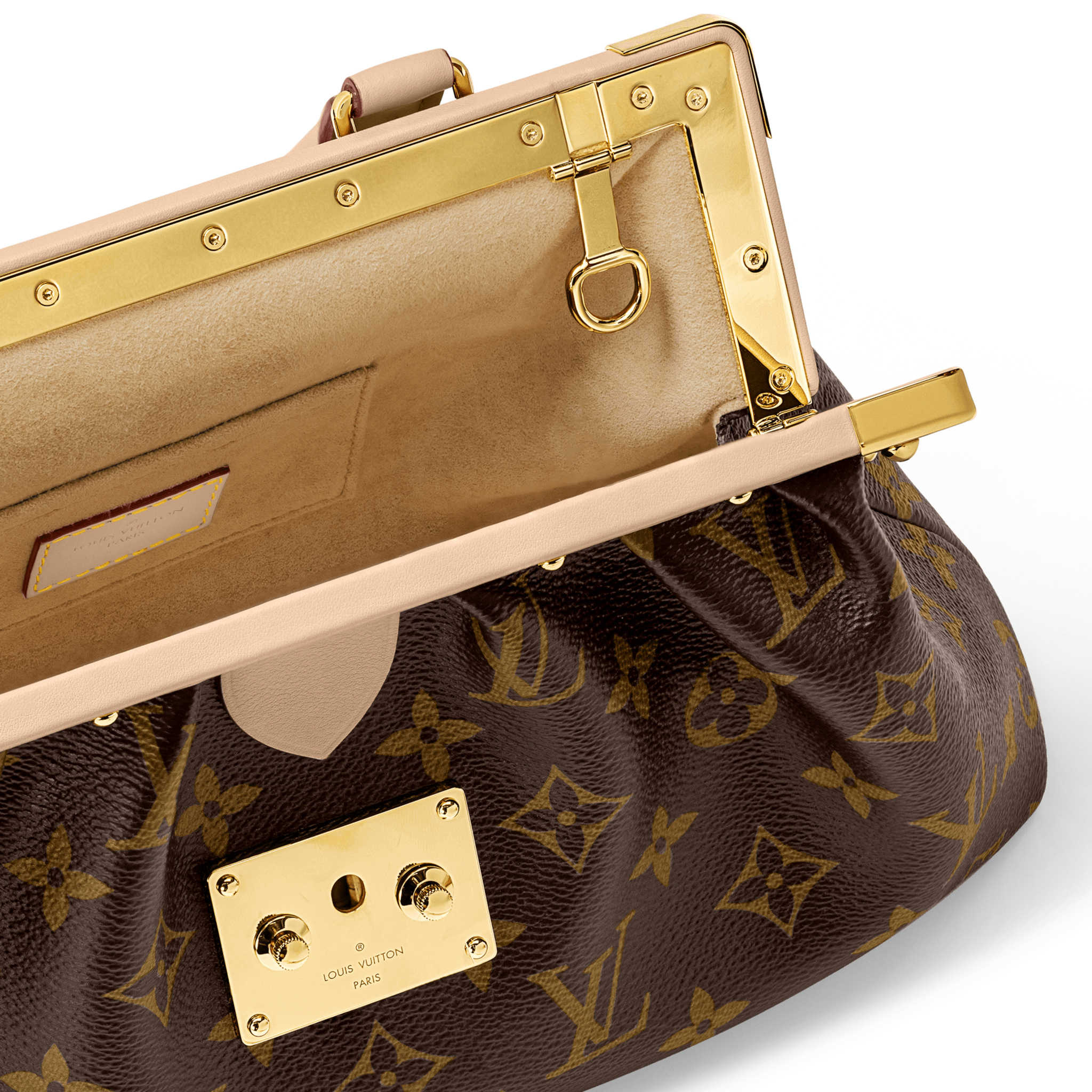 Túi Louis Vuitton Monogram Clutch 'Brown' M46544 - Ảnh 5