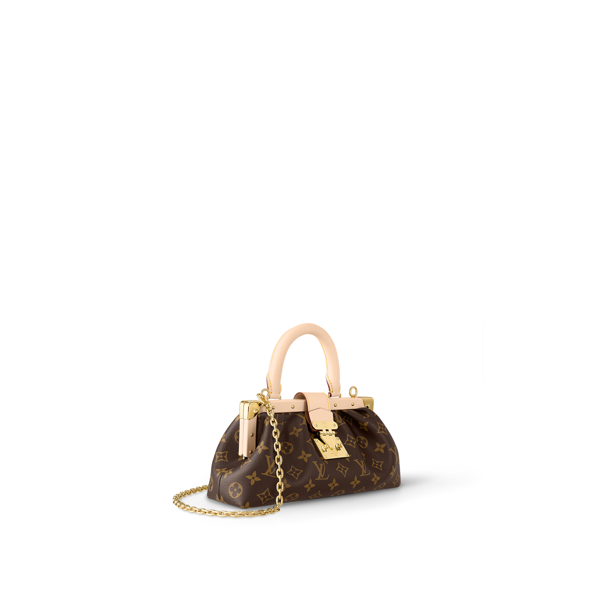 Túi Louis Vuitton Monogram Clutch 'Brown' M46544 - Ảnh 4