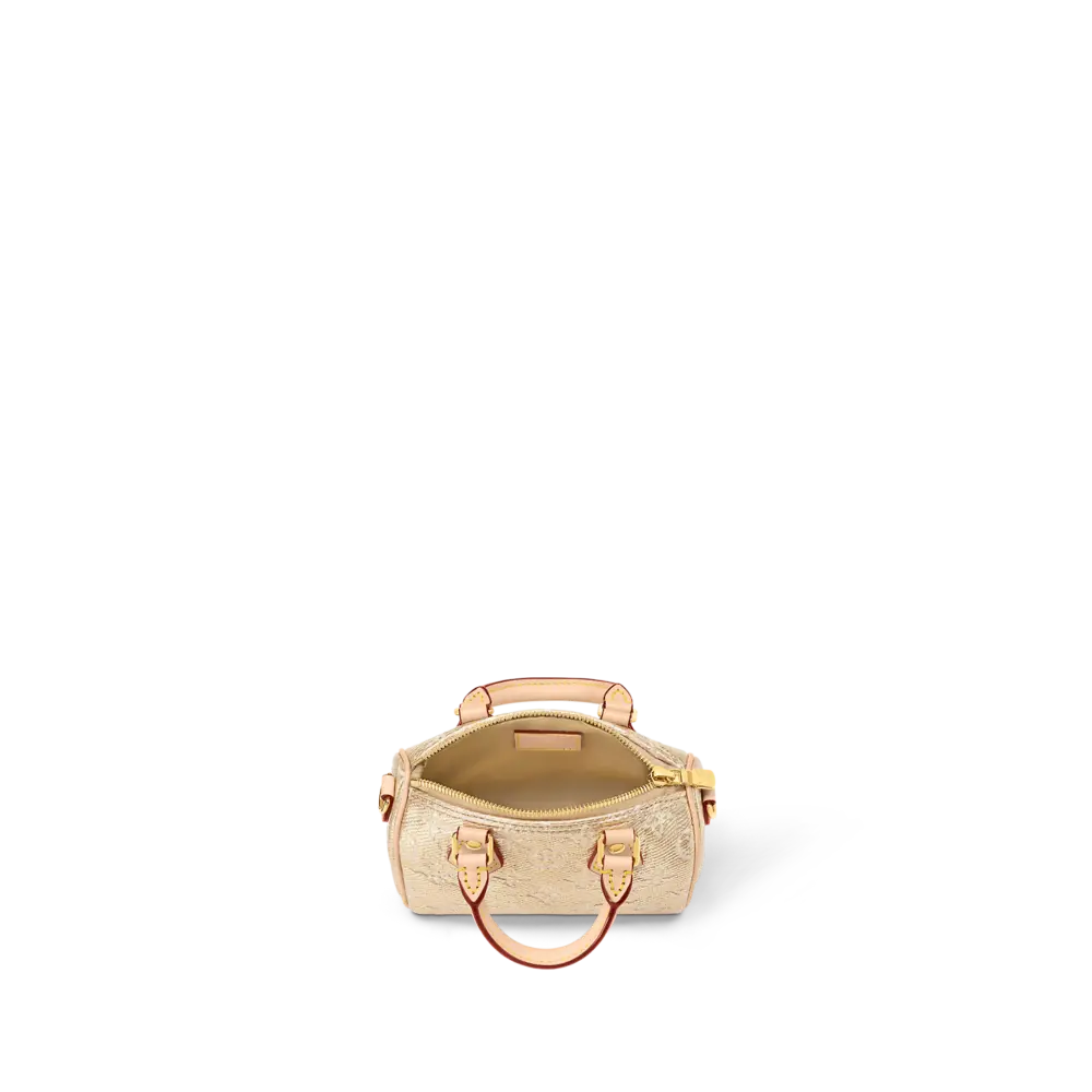 Túi Louis Vuitton Nano Speedy Bag 'Beige' M82242 - Ảnh 5