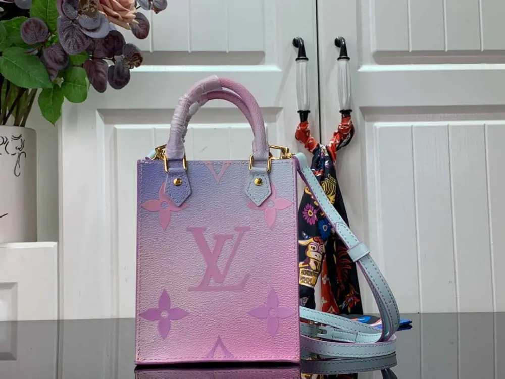 Túi Louis Vuitton Petit Sac Plat 'Sunrise Pastel' M81341 - Ảnh 4