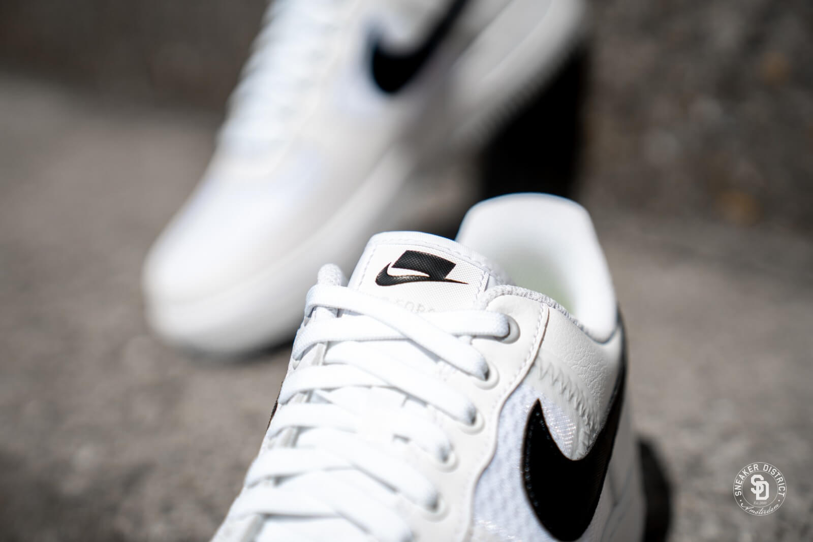 Giày Nike Air Force 1 Low 'Transparent White Black' CI0060-100 - Ảnh 5