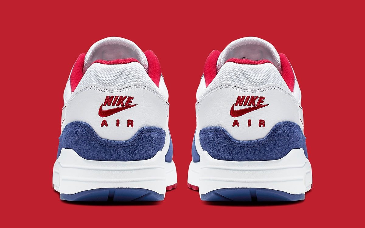 Giày Nike Air Max 1 White Red Blue CJ9927-100 - Ảnh 4