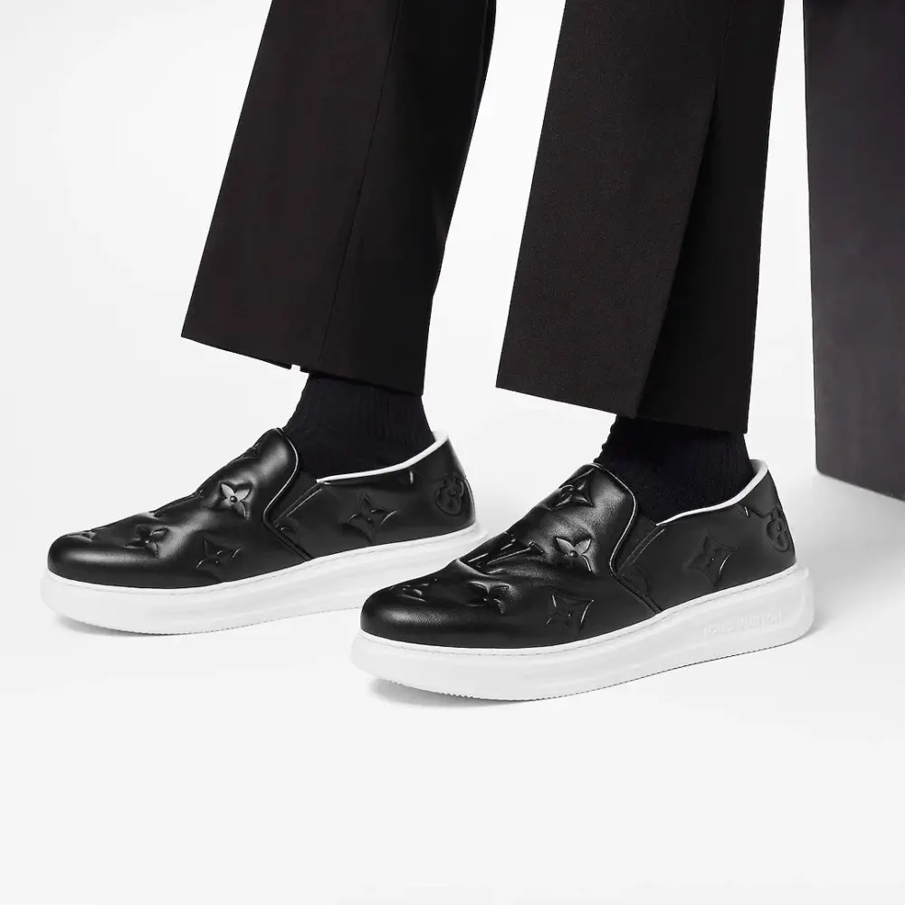 Alternative view of Giày Louis Vuitton Beverly Slip On 'Black' 1A9ZP1